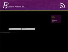 Tablet Screenshot of corcoranpartners.com